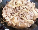 豚肉ときのこのニンニク醤油炒め作り方5写真