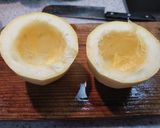 そうめんかぼちゃの胡麻酢あえ作り方3写真
