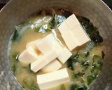 みょうが香る豆腐とわかめの味噌汁作り方6写真