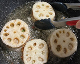 シャキシャキ歯応え 蓮根のはさみ揚げ作り方13写真