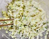 白だしで作る！お豆腐入りお好み焼き作り方2写真