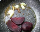 ビーツとペコリーノロマーノのパスタ作り方5写真