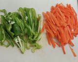 舞茸とピーマンの塩昆布あえ作り方1写真