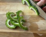 ナスとゴーヤのカレー炒め作り方1写真