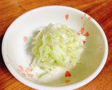 柿の神髄で作る酢キャベツ作り方4写真