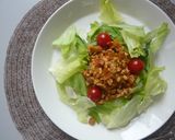島豆腐とテンペのタコライス作り方7写真