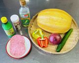 上越野菜！なますかぼちゃのカラフルサラダ作り方1写真