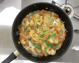 【大崎市】あぶらふと野菜のたまごとじ作り方6写真
