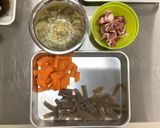 【大崎市】豚肉と大根の煮物【学校給食】作り方3写真