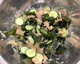 【大崎市】わかめのおろし和え【学校給食】作り方4写真