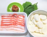 豚バラ肉と長芋の梅シソさっぱり炒め作り方1写真