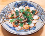 豚バラ肉と長芋の梅シソさっぱり炒め作り方6写真