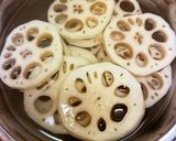 肉詰めれんこんの天ぷら♪作り方1写真