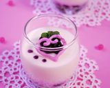 ブルーベリーハートのレアチーズケーキ作り方7写真