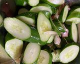 餃子のタレ☆de☆きゅうり和え作り方1写真