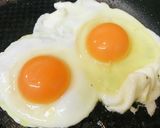 目玉焼き＆ハーブバターライス作り方2写真