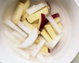 根菜茄子簡単きな粉甘辛味温野菜サラダ作り方1写真