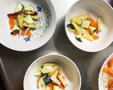 根菜茄子簡単きな粉甘辛味温野菜サラダ作り方5写真