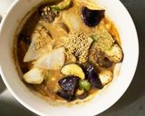 根菜茄子簡単きな粉甘辛味温野菜サラダ作り方18写真