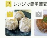 余った蕎麦はレンジで簡単・蕎麦饅頭作り方1写真