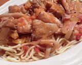 時短夏レシピ♡ハーブ&トマト煮込みチキン作り方15写真
