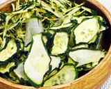 混ぜるだけ！干しきゅうりと鮭のちらし寿司作り方1写真