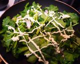 菜の花の簡単マヨ炒め作り方3写真