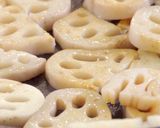 レンコンと豚肉の甘酢あん作り方4写真