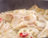 レンコンと豚肉の甘酢あん作り方7写真