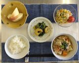春菊とえびのピリ辛ガーリック炒め作り方5写真