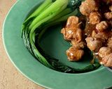 ＊豚こま団子のうま煮＊作り方3写真