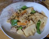 お米パスタで焼きビーフン(カレー味も)作り方5写真