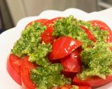 トマトをきゅうりドレッシングで食すサラダ作り方4写真