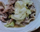 キャベツと豚肩ロースの(蒸し)焼き作り方7写真