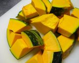 レンジで１０分☆ほっくほくの南瓜の煮物作り方2写真