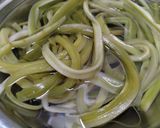 山クラゲの甘酢梅干し炒め作り方1写真