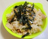 炊き込みご飯に唐揚げin♡作り方4写真