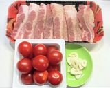 豚バラ肉とミニトマトのスパイス煮作り方1写真