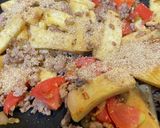 高野豆腐とひき肉のピリ辛ごま味噌炒め作り方6写真