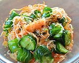 蛇腹きゅうりで味がしみしみのオイキムチ♪作り方6写真