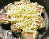 とろ～りチーズの♪ゴーヤのひき肉詰め作り方7写真