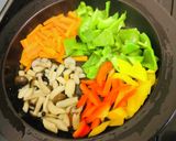 レンチン５分！鶏と野菜の黒酢餡かけ♡作り方12写真