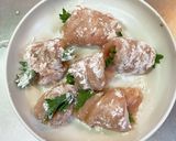 梅しそささみのコロコロ焼き♫作り方2写真