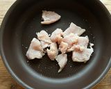 m鶏となすとキノコのオイル炒め作り方1写真