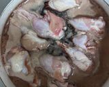 バジル香る★鶏手羽元の赤ワイン煮込み作り方2写真