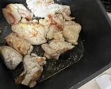 こってり！簡単☆鶏肉のマヨポン酢炒め弁当作り方2写真