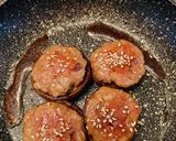 豚ひき肉としいたけで●ミニハンバーグ作り方9写真