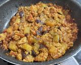 豚ひき肉と茄子のスパイシーカレー作り方7写真