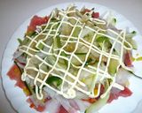 たっぷり野菜マグロのカルパッチョ風作り方4写真