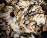 フライパンで茄子チーズひき肉大葉焼き作り方4写真